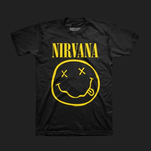 New! Nirvana Smiley Tee - Picture 6 of 8